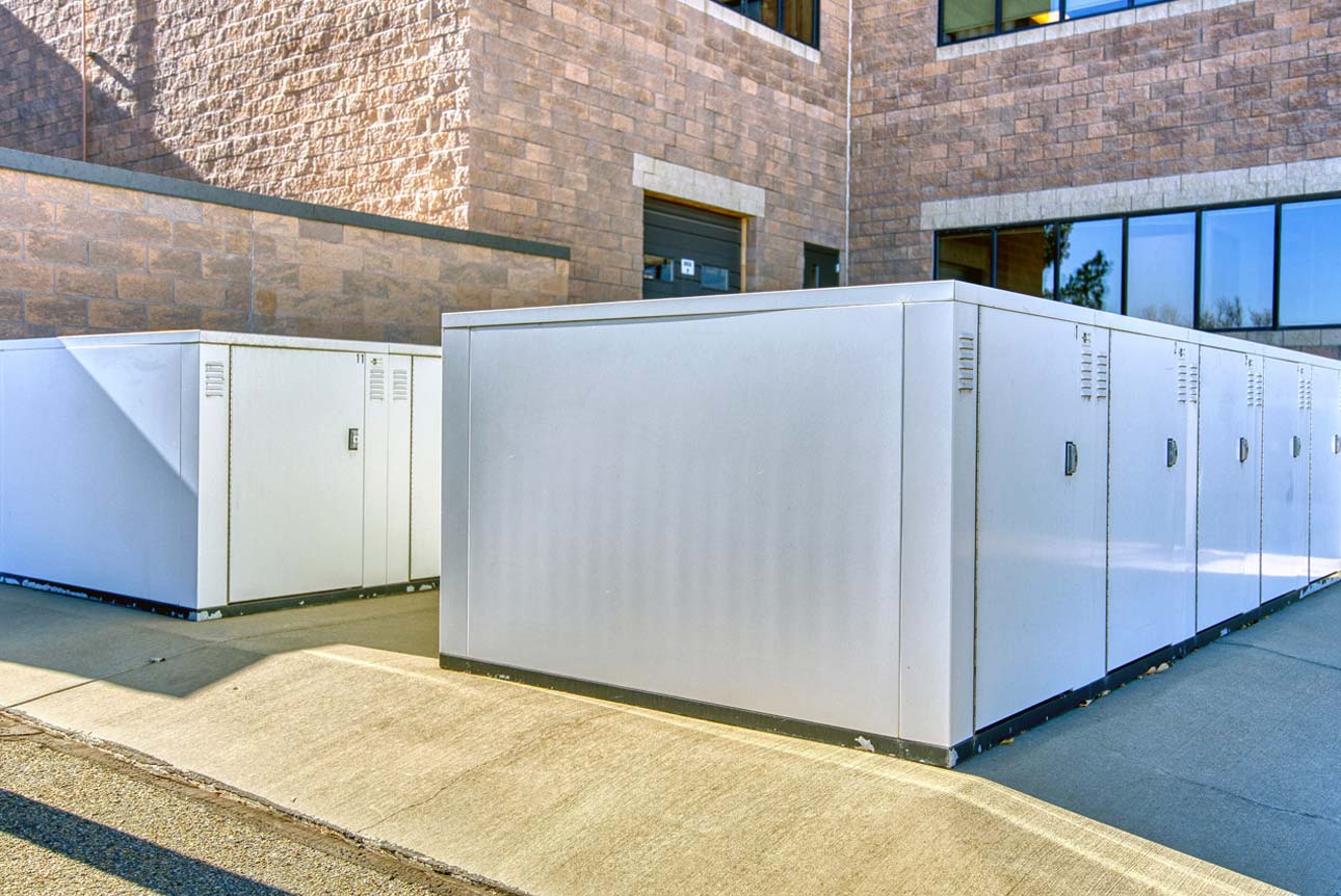 Westview Building Boulder Bicycle Lockers